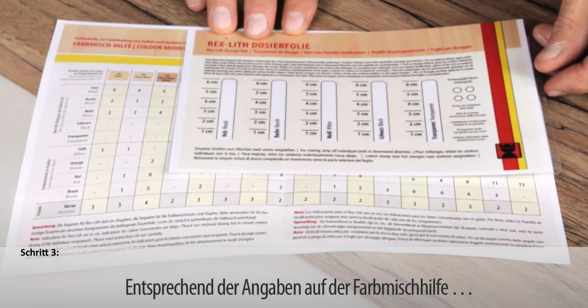 Rex-Lith Ausbesserung 3