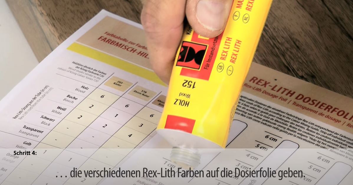 Rex-Lith Ausbesserung 4